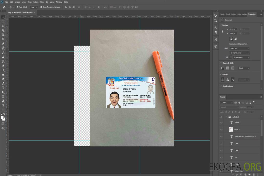 Panama DL photolook DEVANT template Panama DL photolook DEVANT template